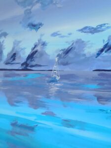 Obraz Żaglowiec na Morzu - Samotny Rejs